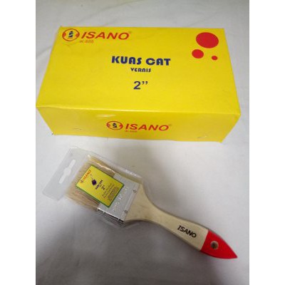 Kuas Cat 2 inch Merk Isano Ukuran 2&quot; 2inch Tembok Kayu Dinding Besi Stainless Batu Steel