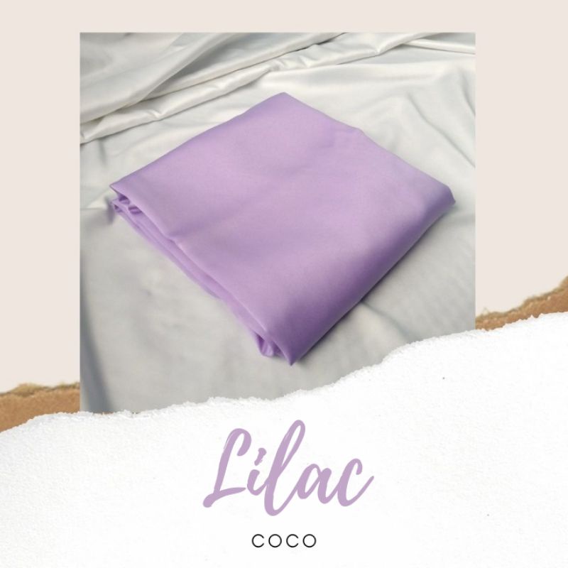 Satin Wrap Skirt | Pareo Skirt | Rok Lilit Satin-Lilac