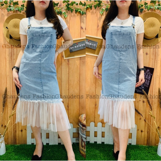 OVERALL DENIM TUTU LAYER FREE INER #319