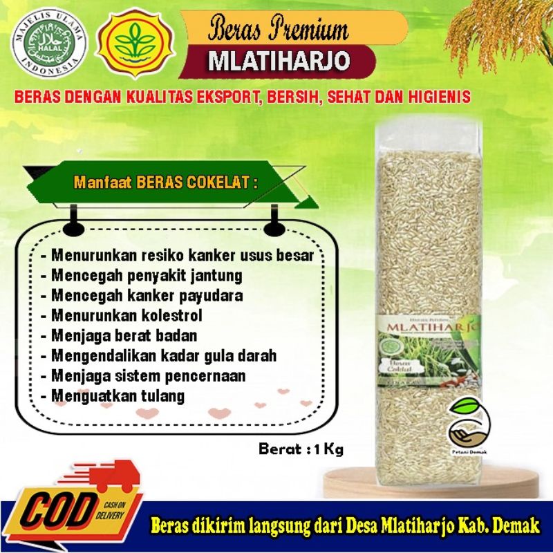 

Beras Premium Cokelat Coklat Organik Beras Asli Mlatiharjo Melatiharjo Mlati Harjo Melati Harjo Demak