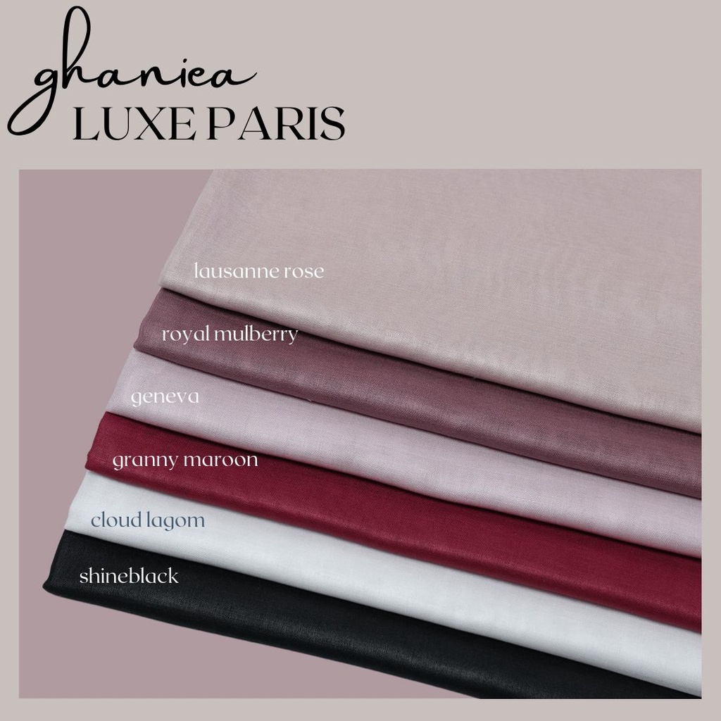 LUXE PARIS VOL 2 - GHANIEA