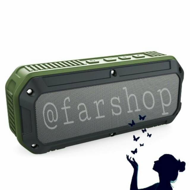 Aukey Outdoor Waterproof Stereo Bluetooth Speaker Dual 3W Driver - SK-M8