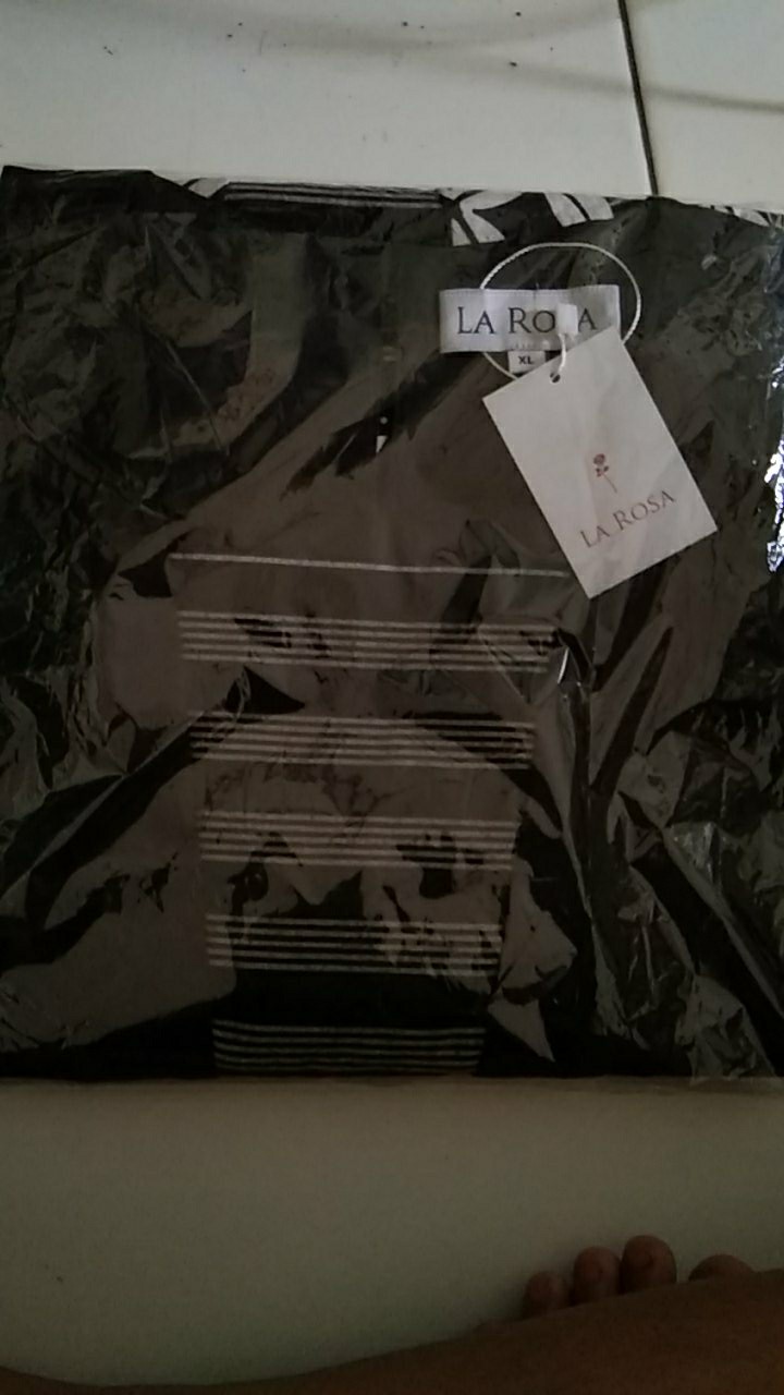 Atasan Batik Kawung Lurik Carla Black