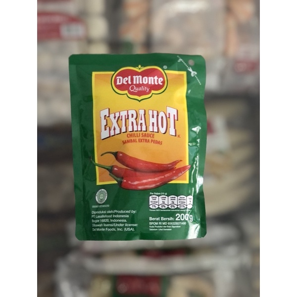 

Delmonte Saus Sambal Extra Pedas / Chilli Sauce 200gr SEMARANG