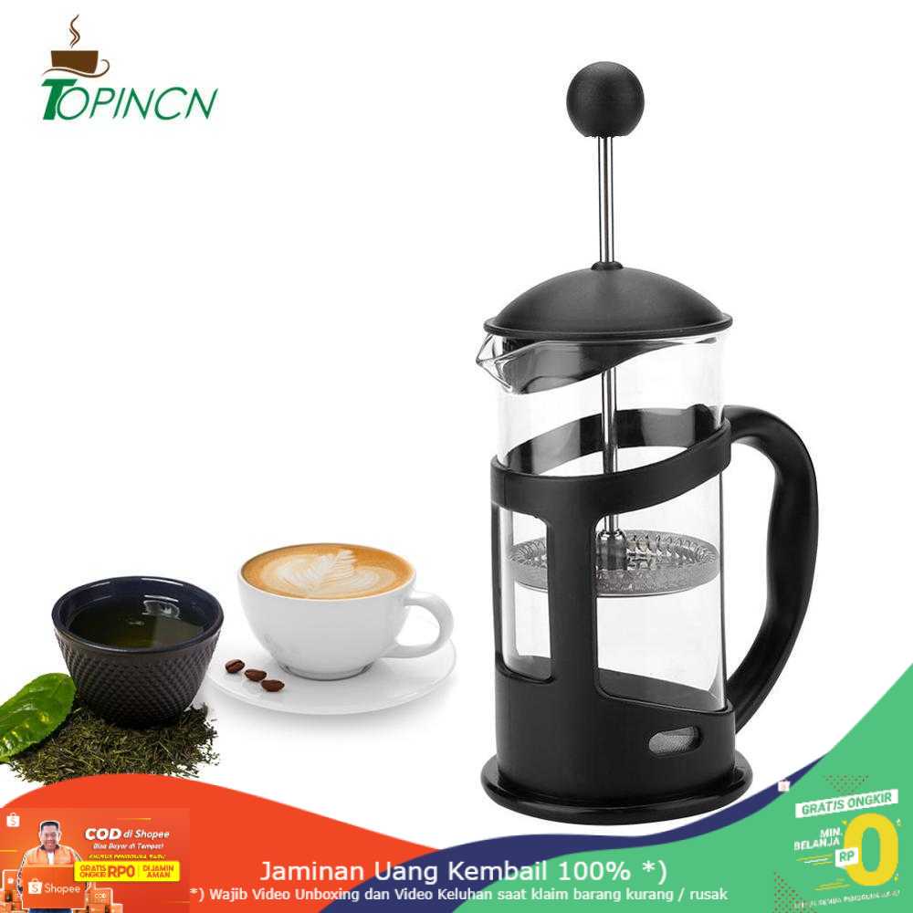 (BISA COD) RVOSTR TOPINCN Cafilas French Press Coffee Maker Pot - TOP1