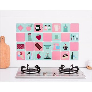 TU88 Stiker  Dapur  Sticker Dinding Anti Minyak Wall Sticker 