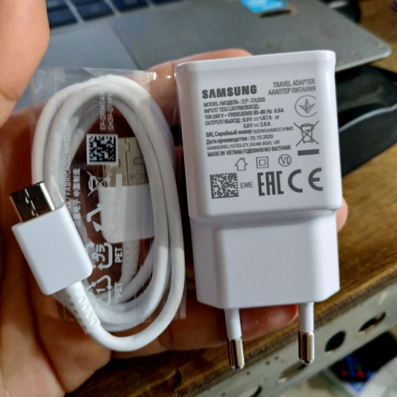 CHARGER SAMSUNG GALAXY A50 A30 A20 M20 M30 USB TYPE C ORIGINAL 100%