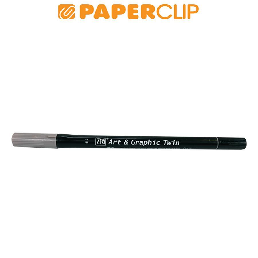 

PEN BRUSH ZIG KURETAKE TUT-80 ART & GRAPHIC TWIN 815 WARM GRAY
