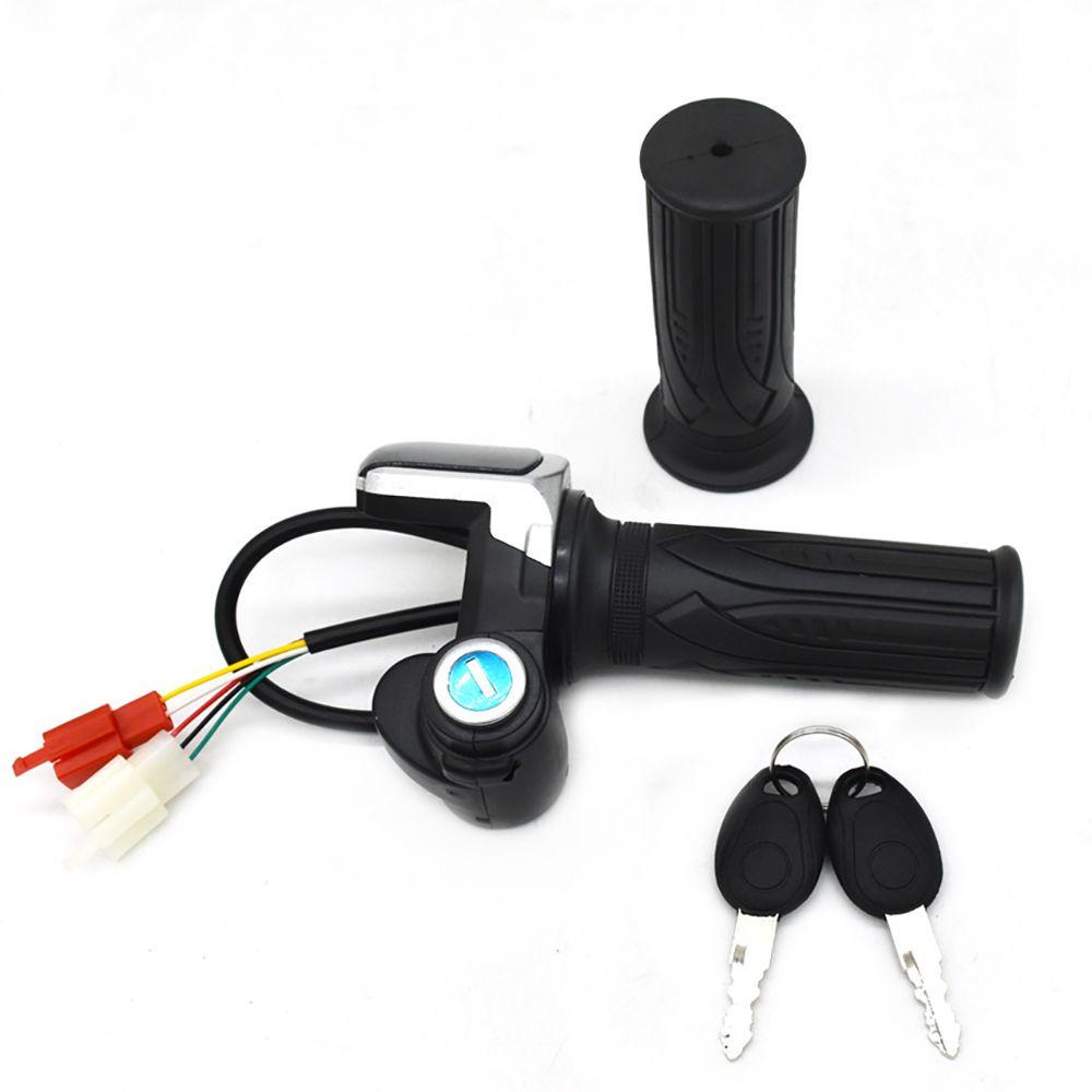 R-FLOWER E-bike Throttle Grip Kabel Panjang Twist Accelerator Scooter Handle LCD Display