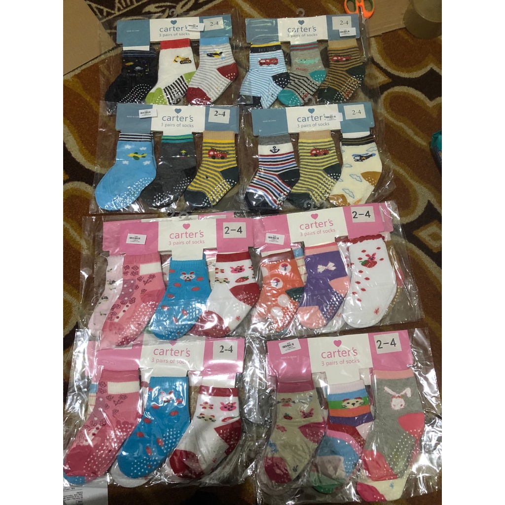 Kaos Kaki Carter's 1-3Y Anti Selip Boy &amp; Girl