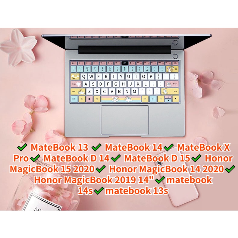 Film Pelindung Keyboard Motif Lukisan Untuk Huawei Matebook 14 Honor Matebook 14s Matebook 13s Matebook D 14 D15 Matebook 13