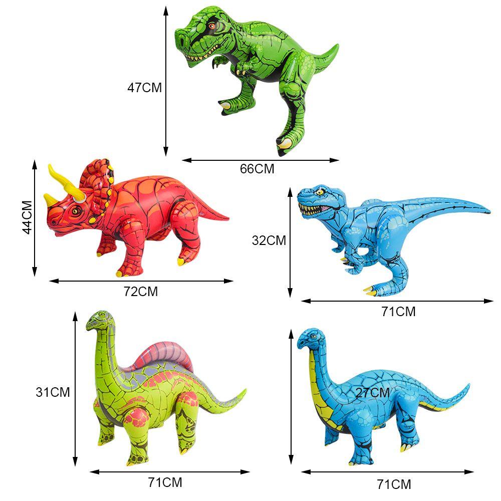 Wonder Inflatable Dinosaurus Realistis Hadiah Anak-Anak Mainan Tiup PVC