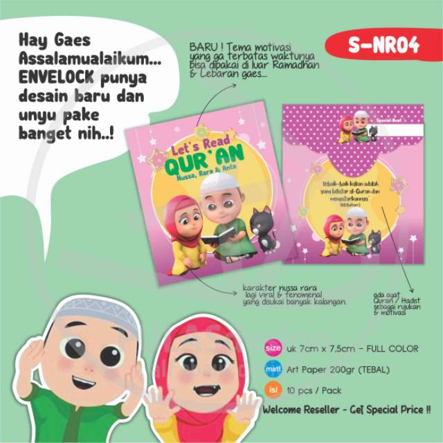 Amplop Lebaran Nussa Dan Rara Shopee Indonesia