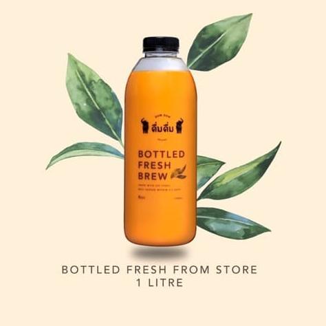 

(BISA COD) Dum Dum Thai Tea Bottled 1 Litre (Kurir instant/ sameday only) HEMAT Kode 1218