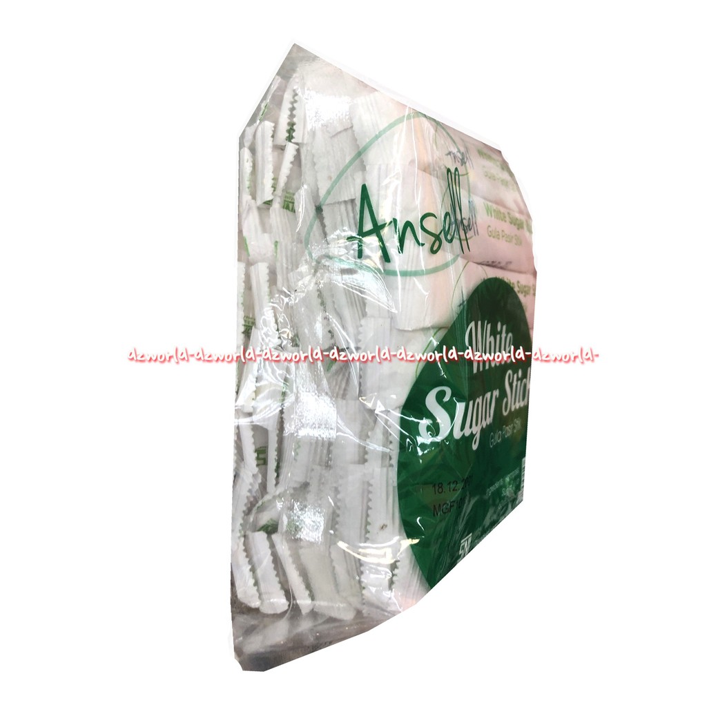 Ansell White Sugar Stick Gula Pasir Stik 60sachets Gula Putih Ansel White sugar