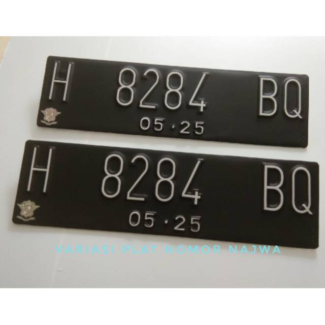 Variasi Plat Mobil