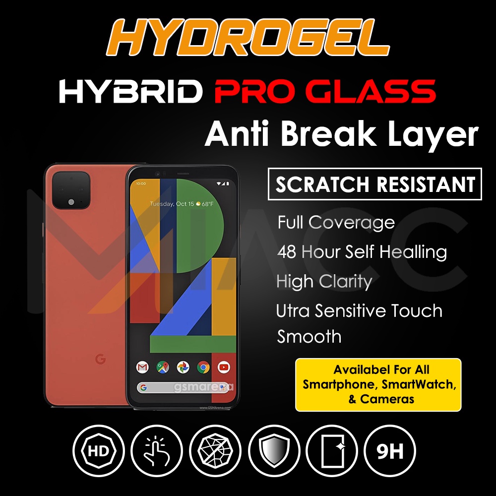 PREMIUM HYDROGEL GOOGLE PIXEL 2 3 4 ANTI GORES SCREEN DEPAN BELAKANG