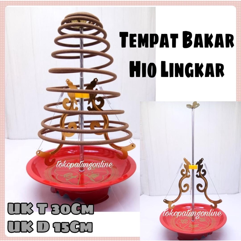 Hiolo Tempat Hio Lingkar 12/24 Jam Naga