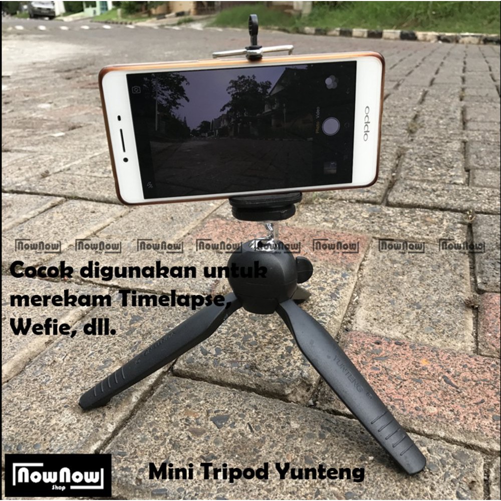 Tripod Mini Camera Yunteng Original YT-228 YT 228 Free Holder U For Phone