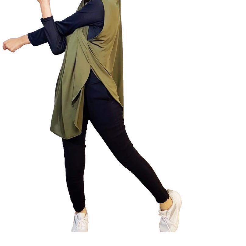 Jilbab Sporty Hijab Olahraga Syar'i Jumbo untuk Senam Bersepeda Berenang Jogging Yoga Hiking JS1