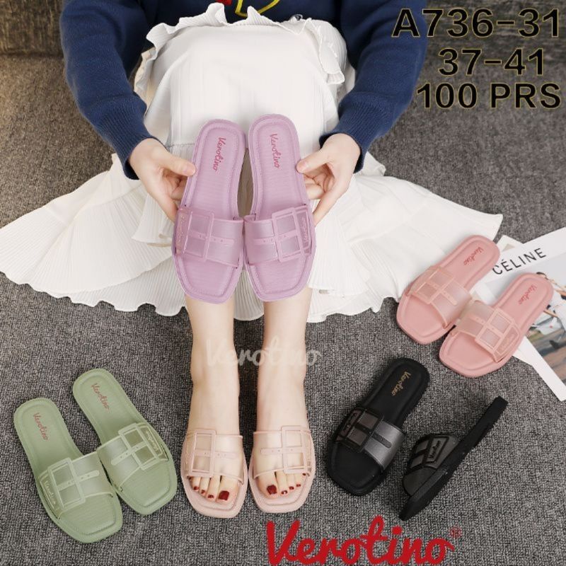 Sandal selop jelly import wanita verotino A736 new