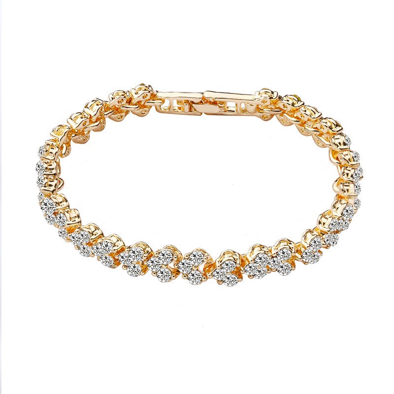 AZ036 【COD】 Gelang titanium lilit tinju anti karat dan tidak mudah luntur-AZ028-Emas