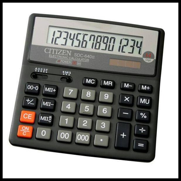 

Citizen Sdc-640Ii Desktop Calculator/Kalkulator Meja