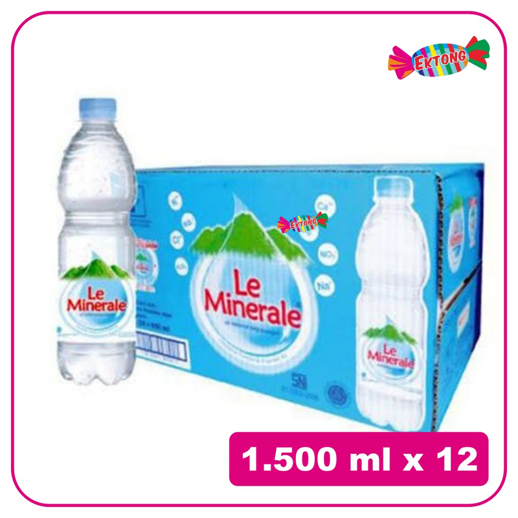 

LE MINERAL 1500 ML ( 12 BOTOL )