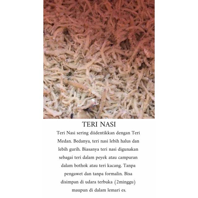 

Kanasin Teri Nasi 250 gr