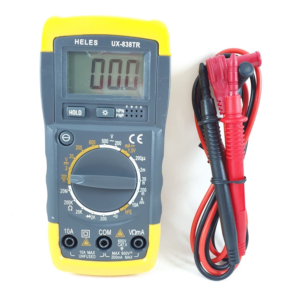 Avometer Heles UX838TR Multimeter Digital UX 838 TR Multitester UX-838TR