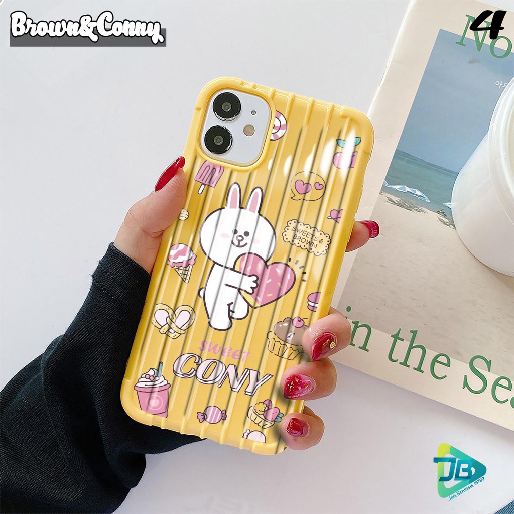 SOFTCASE BROWN&amp;CONNY REALME C1 C2 C3 U1 2 2 PRO 3 PRO 5 5I 5S 6 PRO X XT C11 C12 C15 NARZO JB2997