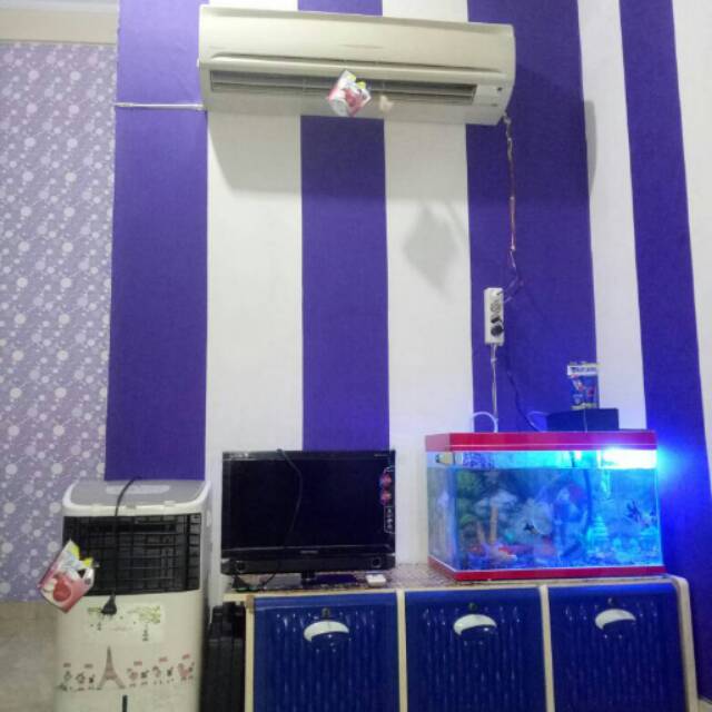 wallpaper dinding murah/walppaper dinding motif salur/wallpaper salur murah