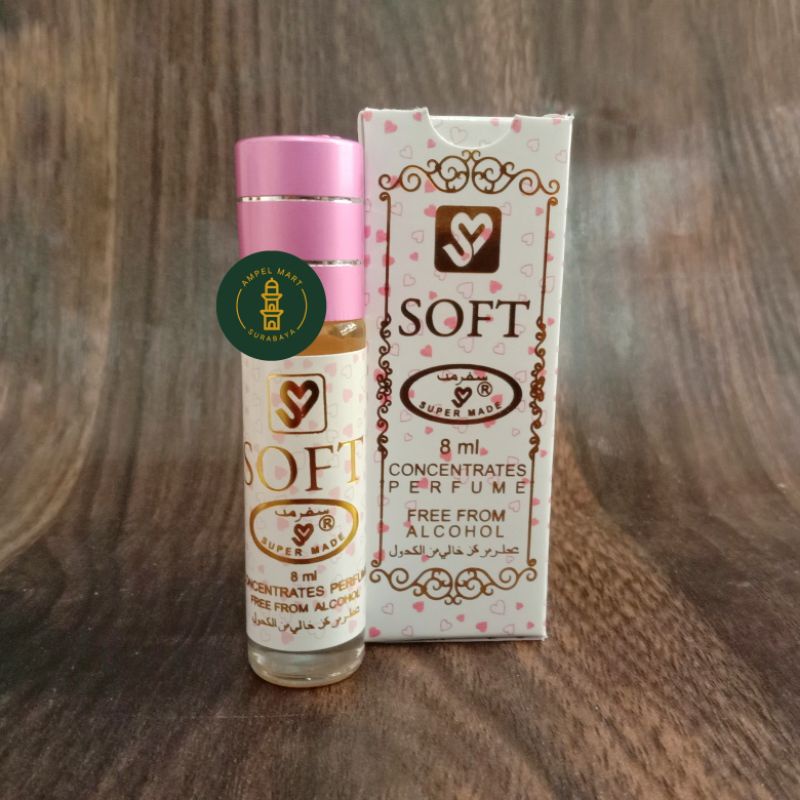 Parfum Soft 8 ml Roll On Non Alkohol - Supermade