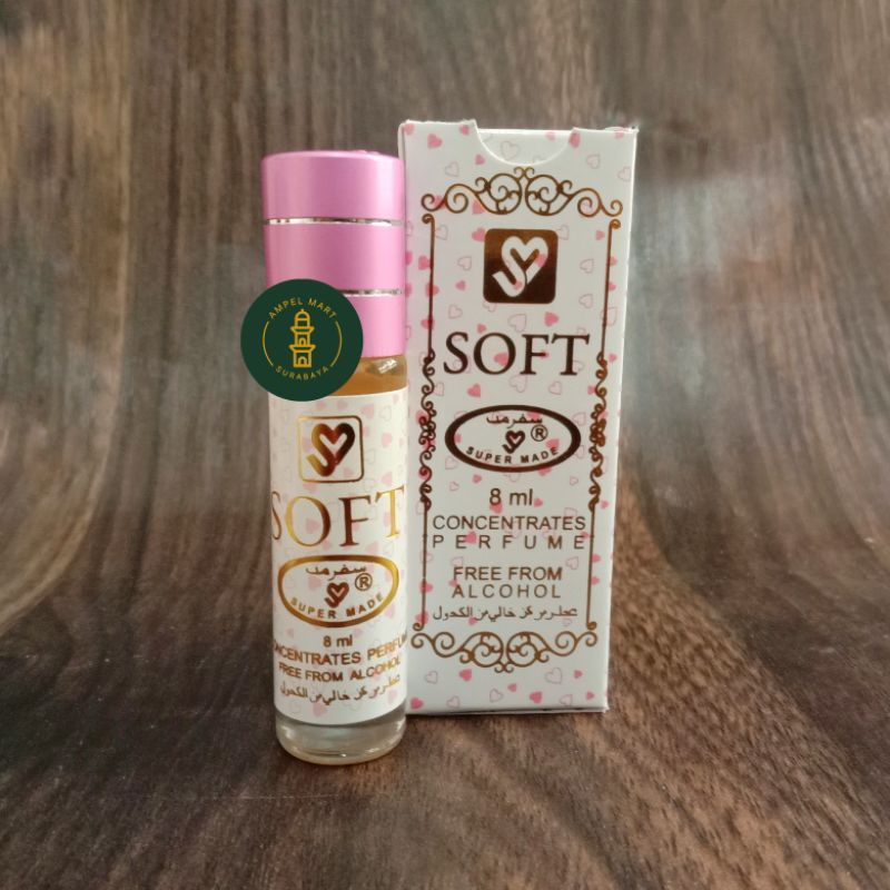 Parfum Soft 8 ml Roll On Non Alkohol - Supermade