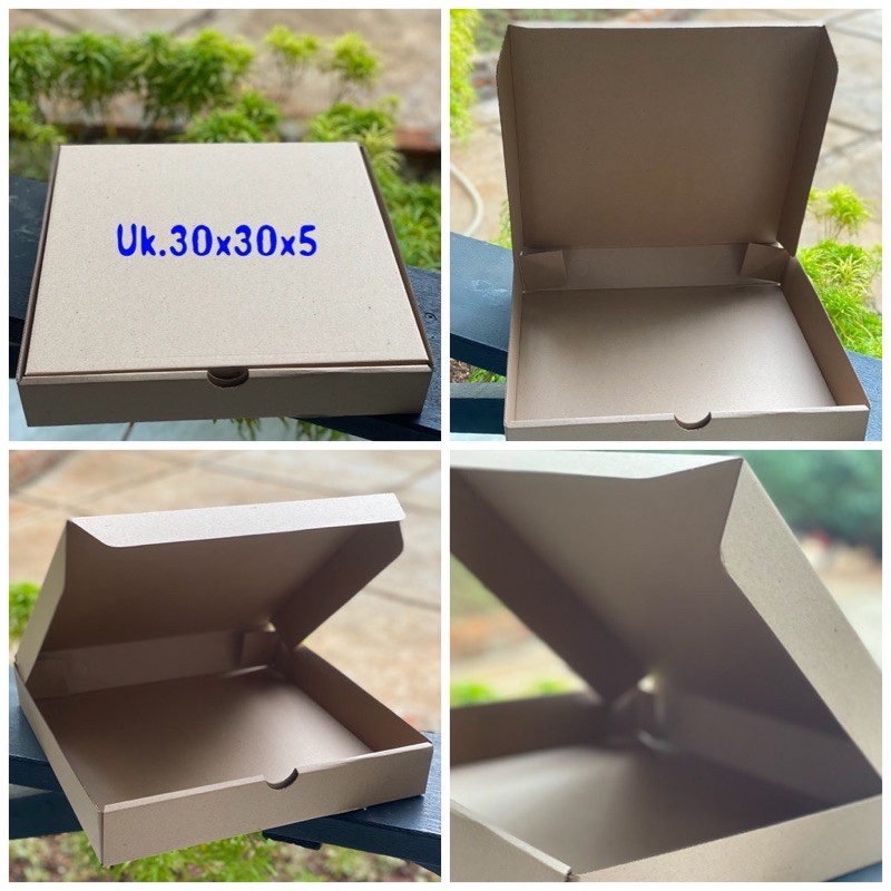 

kardus box packing uk 30x30x5 cm untuk kue tart pizza