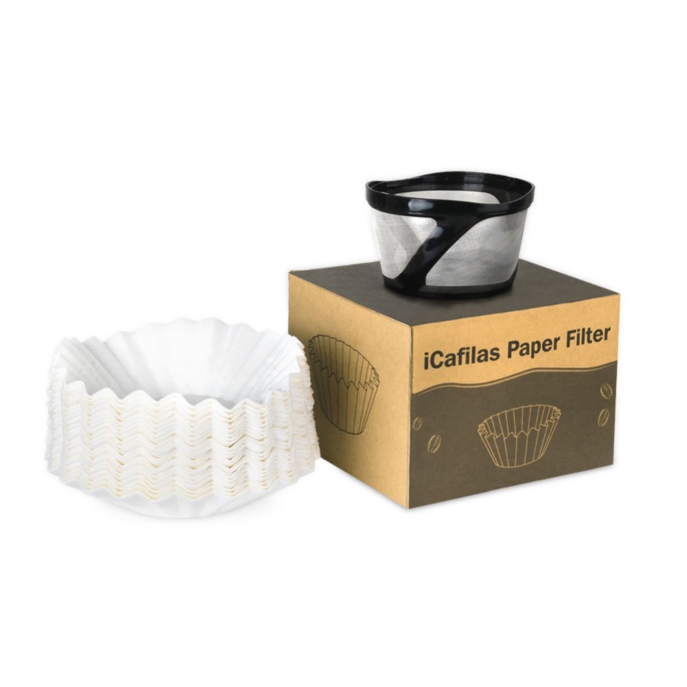 Keurig 100pcs Kertas Filter Drip Mesin Kopi Amerika Bentuk Mangkuk