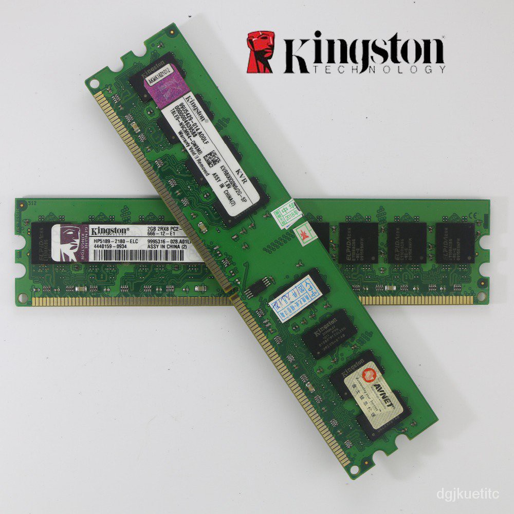 Used Kingston Desktop RAM DDR2 4GB 2GB 2g 4g PC2-6400 800MHz PC DIMM Memory RAM 240 pins For AMD int