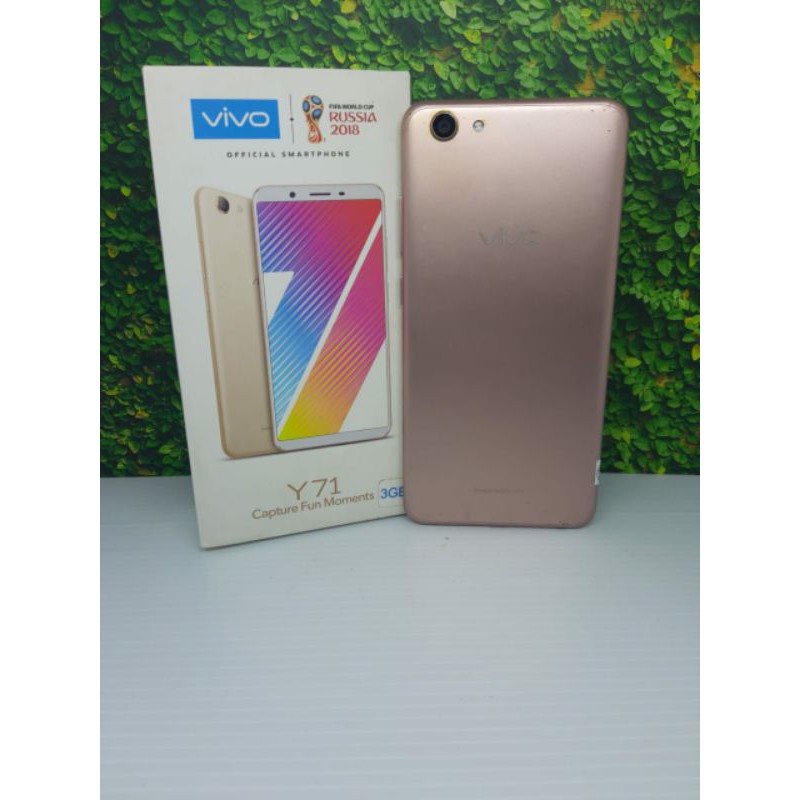 HP SECOND VIVO Y71 2/16 FULLSET NO HEADSET HANDPHONE SECOND ANDROID BEKAS MURAH-1