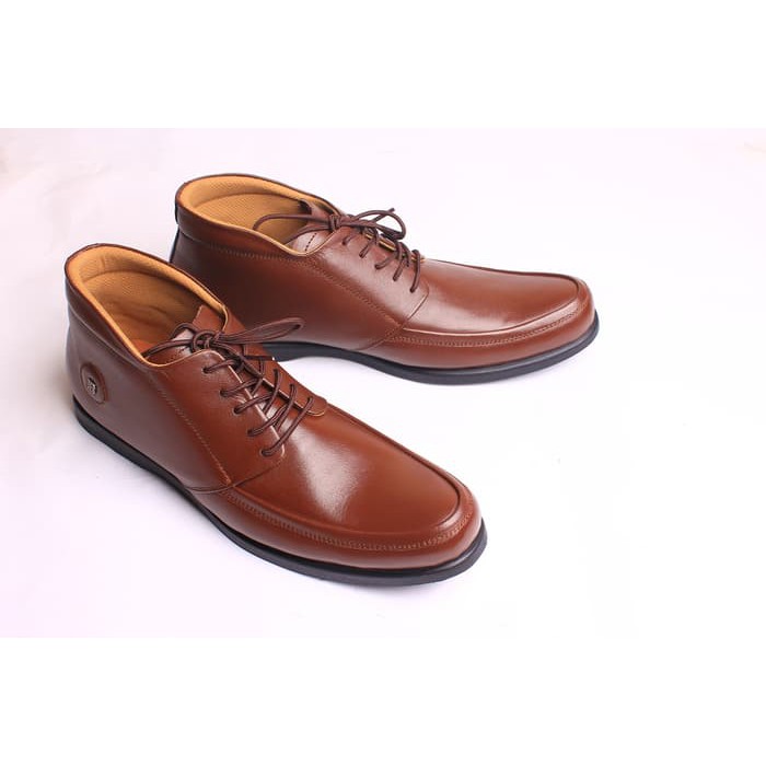 Sepatu kulit kambing asli (kode:Barrack - Boston)