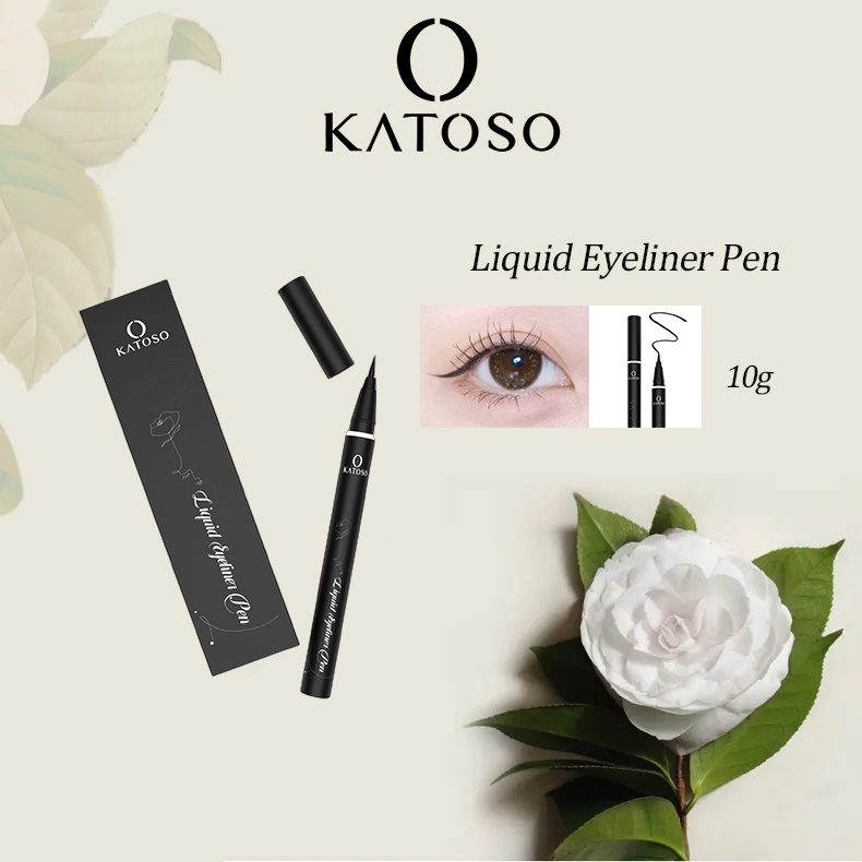 Katoso Liquid Eyeliner Pen Waterproof Pencil Hitam Tahan Lama Dan Anti Air Pensil Cair