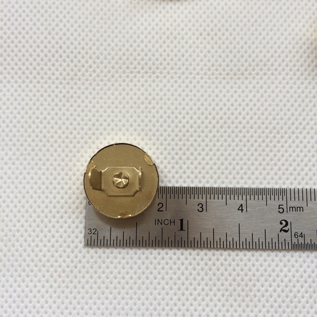 Kancing magnet tas 1.8 cm gold