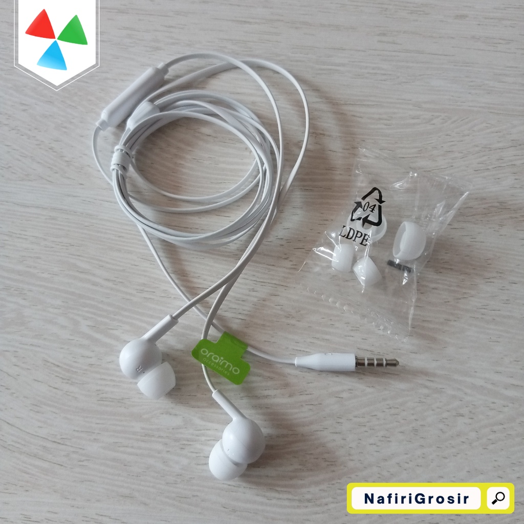 EARPHONE ORAIMO OEP-E26 HALO 4 MICROPHONE TOMBOL VOLUME, NEXT PREV, CALL