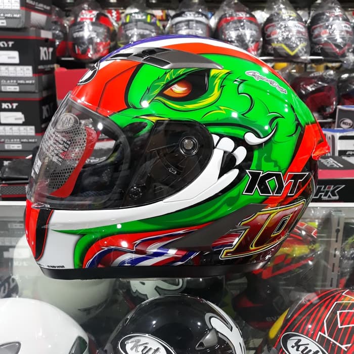 Helm KYT Vendetta2 Thitipong + Free Tas Helm KYT Original