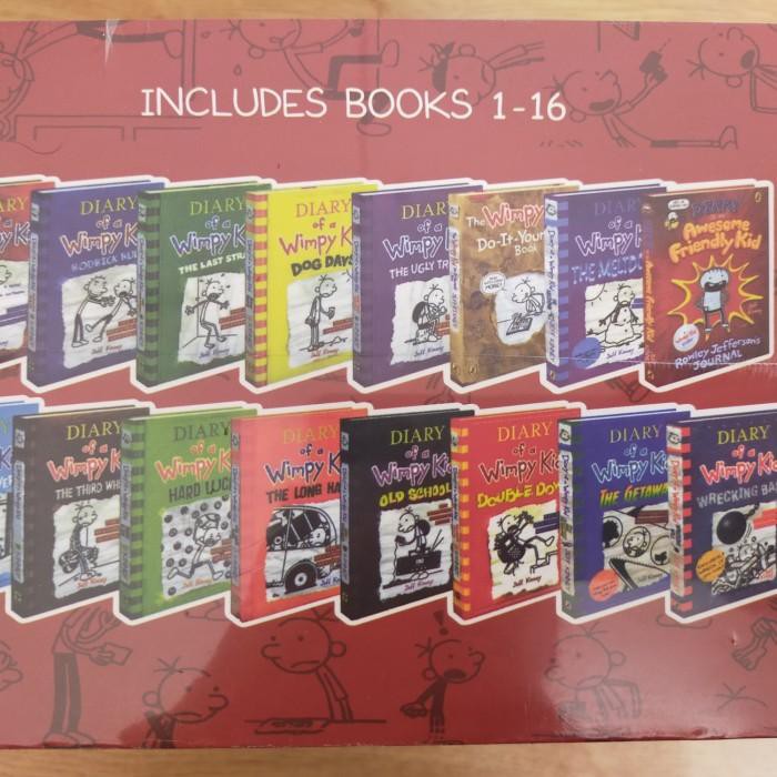 

Hon/ Dairy Of A Wimpy Kid/16 Books/Buku Anak/Buku Import/ Happychild