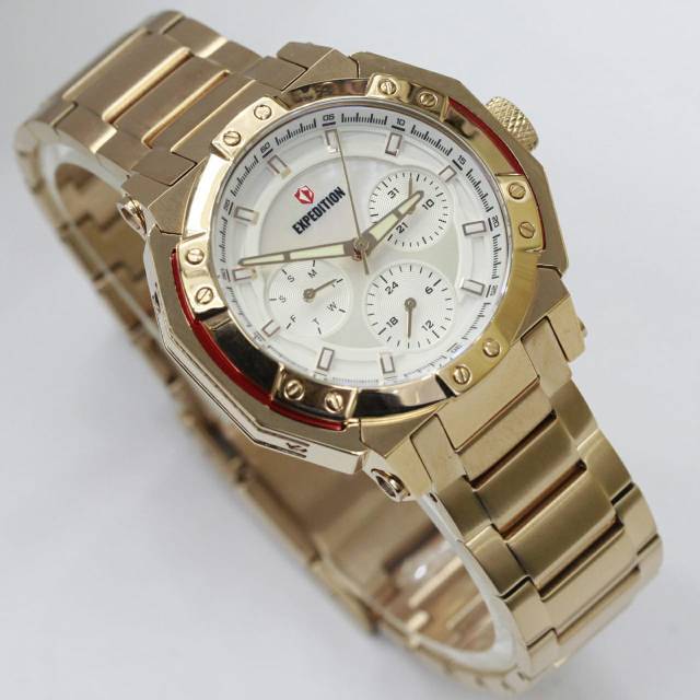 Jam Tangan Wanita Expedition E 6385 B Ladies Rosegold Original 38mm zqrsj