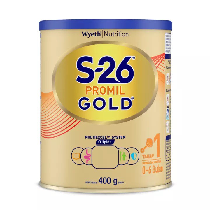 S26 Promil Gold Tahap 1 Susu Formula - 400 gr