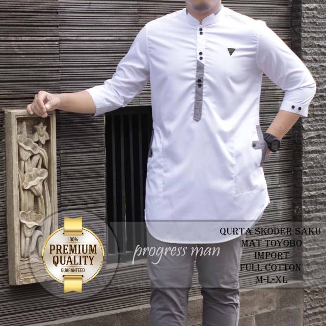 Fashion koko kurta pakistan pria/gamis koko pria/busana muslim pria/baju koko muslim pria/koko keren
