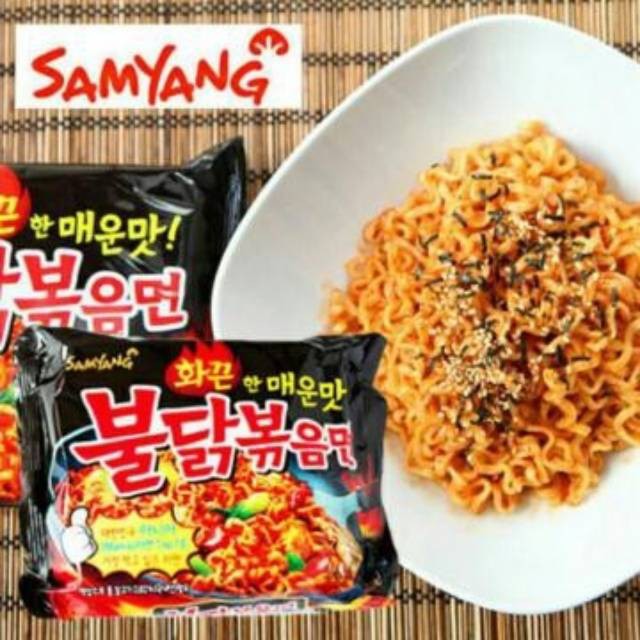 [HALAL] Samyang Hot Chicken Ramen Noodles 140gr / Samyang Green Pedas Rasa Ayam Mie Korea