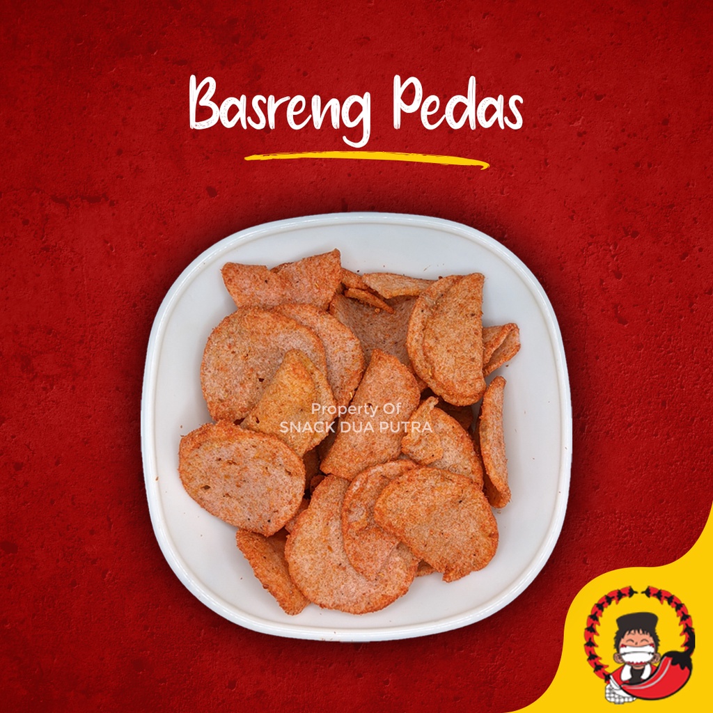 Cemilan Basreng Pedas dan Original 250gr - Snack Dua Putra-2