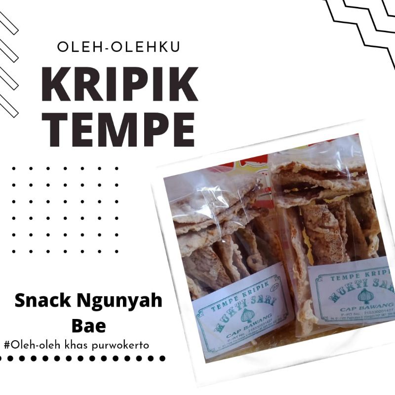 

Kripik Tempe Khas Purwokerto,Dengan Cita Rasa Khas Tempe Purwokerto(Berat 80 Gram)